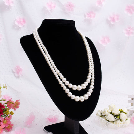 Multi-Layer Pearl Statement Bridal Choker Necklace for Wedding Party Jewelry - FASHION SHEGOODS LLC