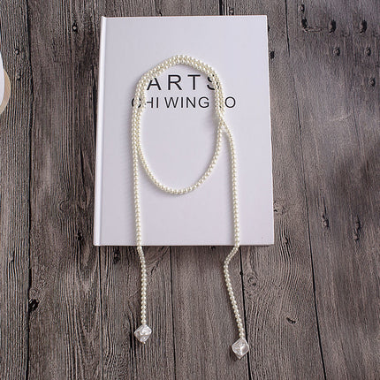 Vintage Trendy Pearl Tassel Necklace for Women