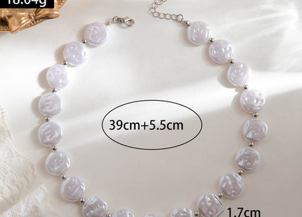 Baroque Pearl Necklace for Wedding Banquet Prom Party