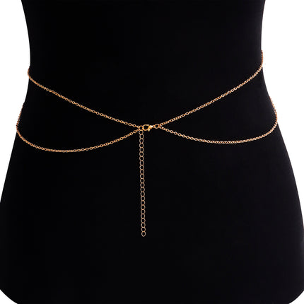 Sexy Cross Chest Chain Exaggerated Beach Casual Full Body Chain