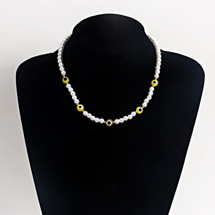 Love Imitation Beaded Pearl Necklace - FASHION SHEGOODS LLC