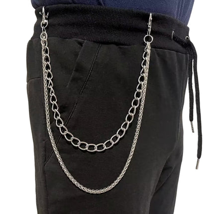 Punk Multi-layer Metal Chain Waist Chain