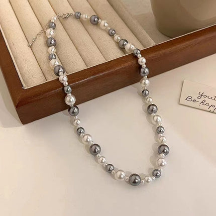 Pearl Beads Fashion Vintage Style Necklace - FASHION SHEGOODS LLC