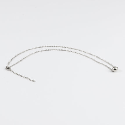 Round Pendant Simple Chain Necklace