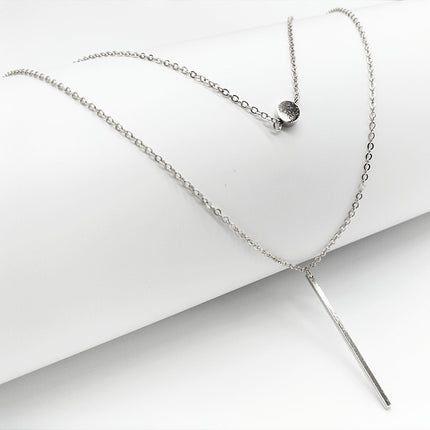Multi Layered Disc Square Pendant Necklace