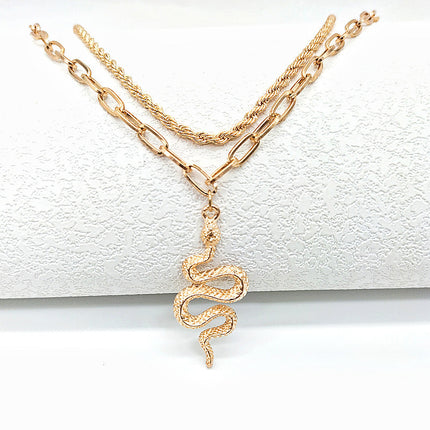 Bohemian Layered Snake Anklet Summer Beach Anklets