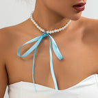 Blue necklace