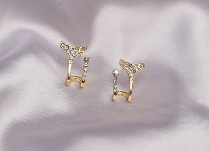 Rhinestone Mermaid Tail Earring