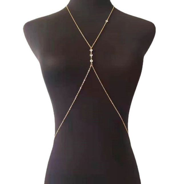 Sexy Rhinestone Belly Body Chain Fashion Body Chain