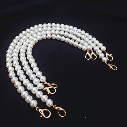 Pearls Beaded Women Lady Handbags Pearl Shoulder Hand Bag Purse Chain
