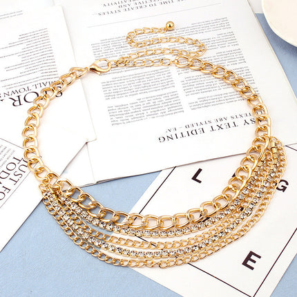 Retro Geometric Chain Waist Body Chain Women Sexy