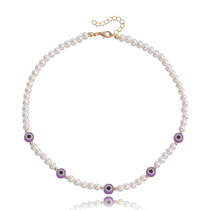 Love Imitation Beaded Pearl Necklace - FASHION SHEGOODS LLC
