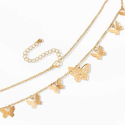 butterfly Pendant Necklace for Women
