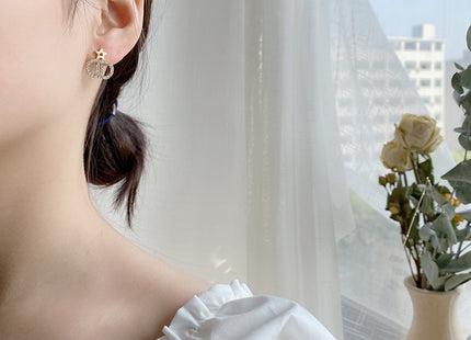 Stone Star Earrings