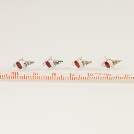 Rhinestone Ice Cream Stud Earring