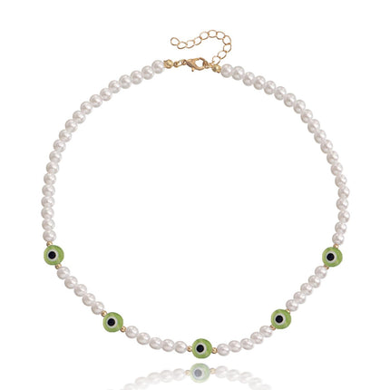 Love Imitation Beaded Pearl Necklace - FASHION SHEGOODS LLC