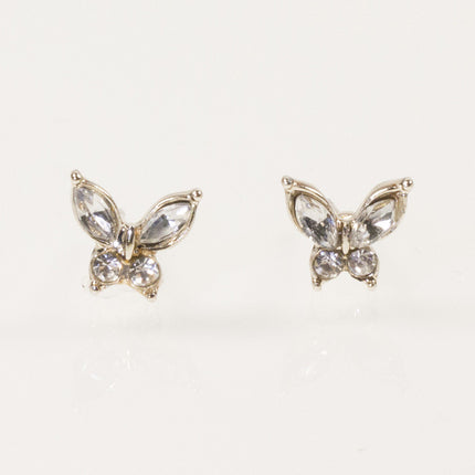 Bee butterfly stud earrings set