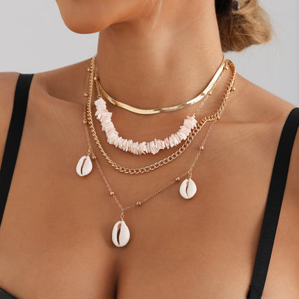 Handmade Pearl Choker Necklace Irregular Pearl Multy Layered - FASHION SHEGOODS LLC
