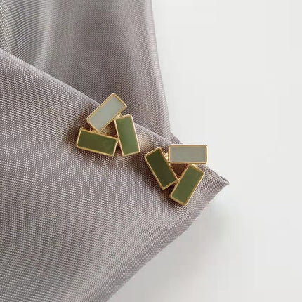 Geometric Triangle Earrings - FASHION SHEGOODS LLC
