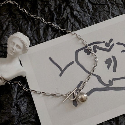 Round Beads Ball Pendent Necklace - FASHION SHEGOODS LLC