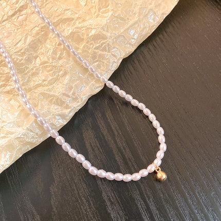Pearl Beads Beaded Chain Necklace - FASHION SHEGOODS LLC