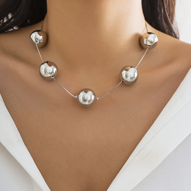 Big Round Ball Necklace