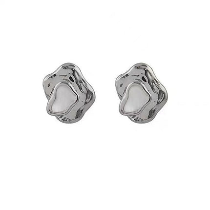 Irregular Geometric Stud Earrings - FASHION SHEGOODS LLC