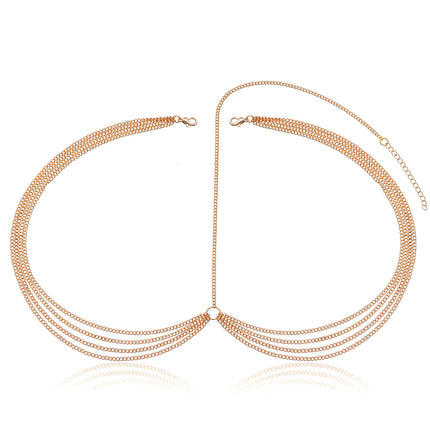 Simple Tassel Headpiece Chain Bridal Forehead Hair Accessories