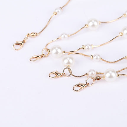 Body Chains Pearl Boho Layered Beach Waist Chain