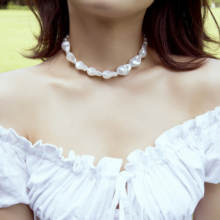 Multi Layer Pearl Necklace Choker - FASHION SHEGOODS LLC