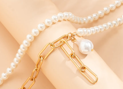 Pearls Long Tassel Pendant Necklace for Women