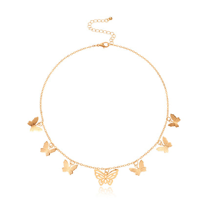 butterfly Pendant Necklace for Women