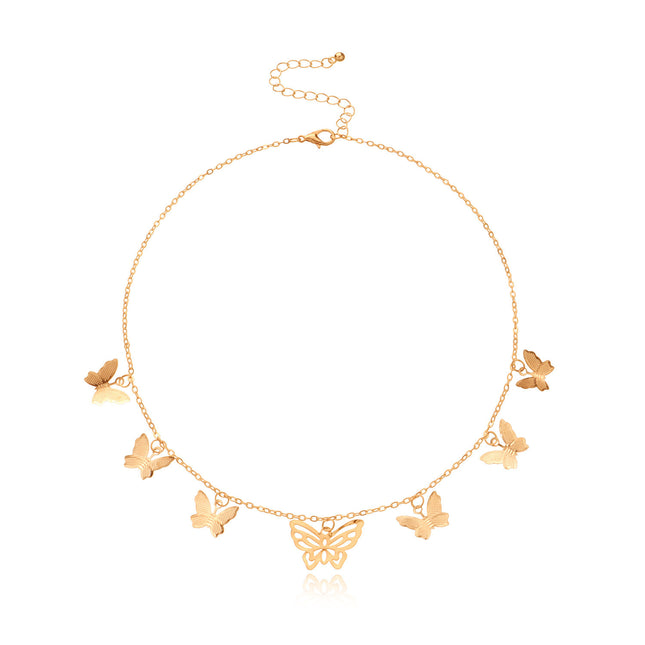 butterfly Pendant Necklace for Women
