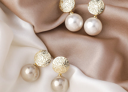Pearl Geometric Sweet Elegant Women Dangle Earring