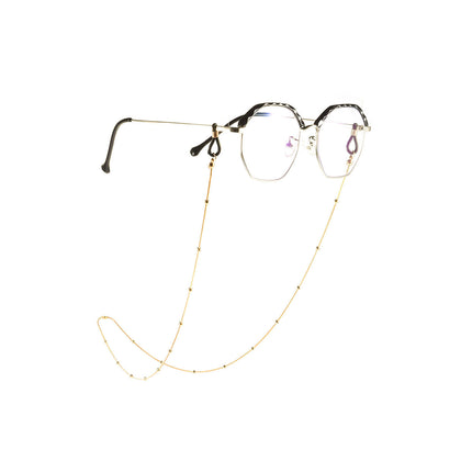Woman Metal Masking Chains Sunglasses Elegant Glasses Accessories