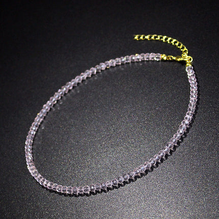 Simple Black Beads Short Necklace