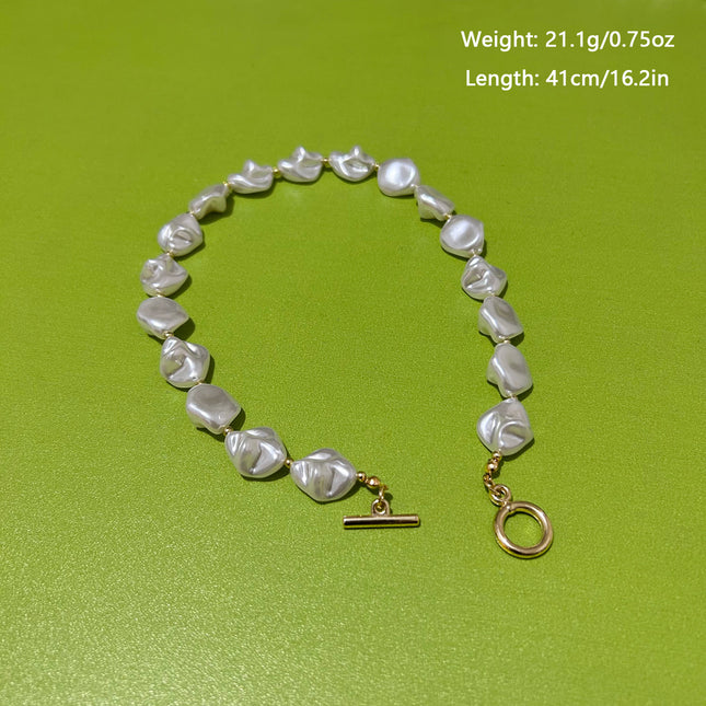 Irregular Baroque Pearl Necklace for Women - FASHION SHEGOODS LLC