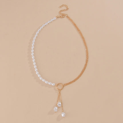 Baroque Irregular Pearl Pendant Necklace