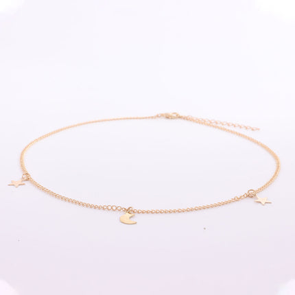 Moon Star Charms Necklace