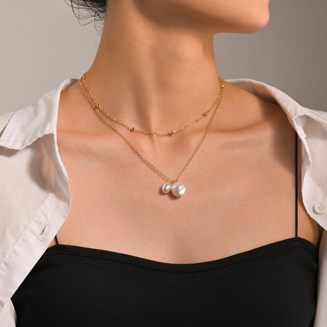 Wedding Jewelry Pearl Pendant Necklace Women