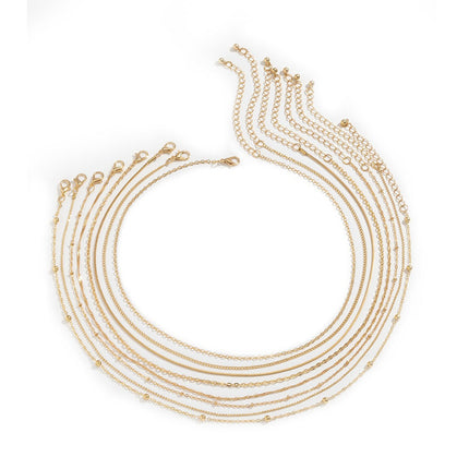 Multi Layer Link Chain Necklace Women - FASHION SHEGOODS LLC