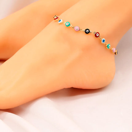 Evil Eye Ankle Bracelet