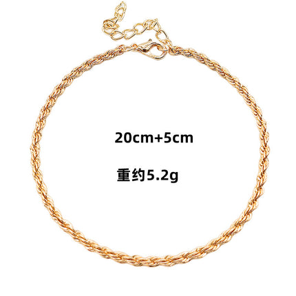 Rope Chain Anklet Women Beach Jewelry