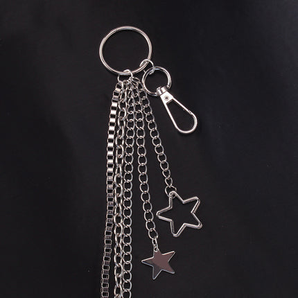 Multiple Layers Chain Charm Star Pendant Pants Belts Jeans Chain