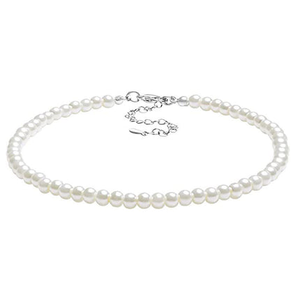 Multi Layered Pearl Neck Chain Necklace Sweater Chain Pearl Necklaces - FASHION SHEGOODS LLC
