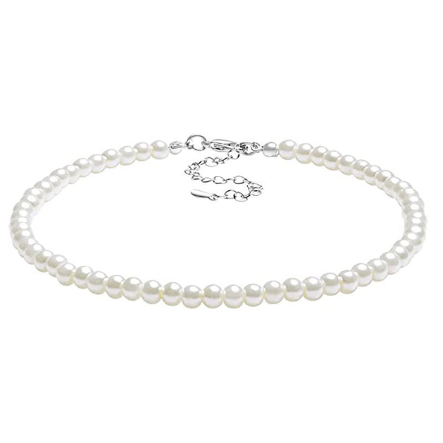 Multi Layered Pearl Neck Chain Necklace Sweater Chain Pearl Necklaces - FASHION SHEGOODS LLC