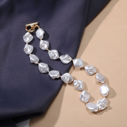 Irregular Baroque Pearl Necklace for Women - FASHION SHEGOODS LLC