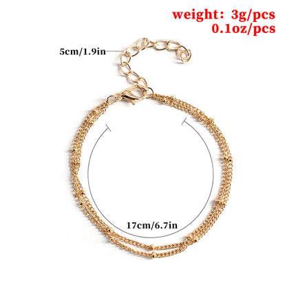 Multi-Layer Chain Jewelry Charm Bracelets