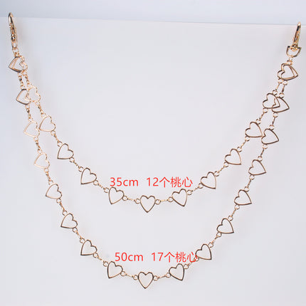 Double Chain Love Waist Chain Hip Hop Heart Pants Chain