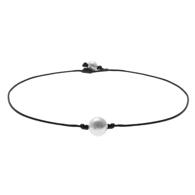 White Pearl Choker Necklace